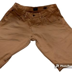 Men's Rip Curl 1969 Born at Bill's Bch. Live the Search Soft Yellow Jean Shorts.